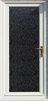 Anglian glazed uPVC door in White Knight
