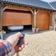 Load image into Gallery viewer, Wide Board Sectional Garage Doors
