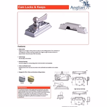 Load image into Gallery viewer, Sash Window Cam Lock Keep Features

