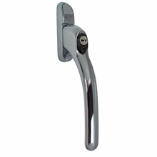 Load image into Gallery viewer, Chrome uPVC Casement Window Locking Handle, buy now at Anglian Home Improvements
