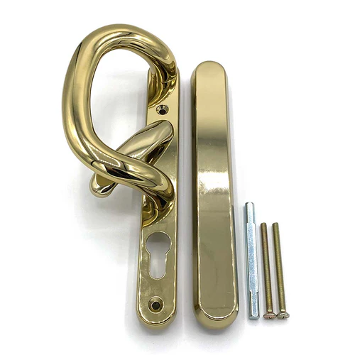 Gold Patio Door Handles - external blank, buy now at Anglian Home Improvements