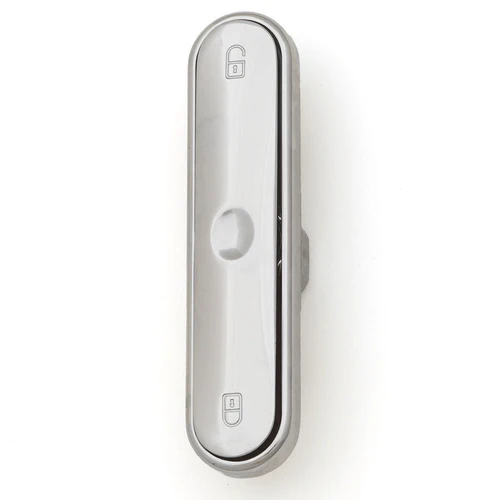 Chrome Aluminium Bifold Door Handle. Available at Anglian Home Improvements.